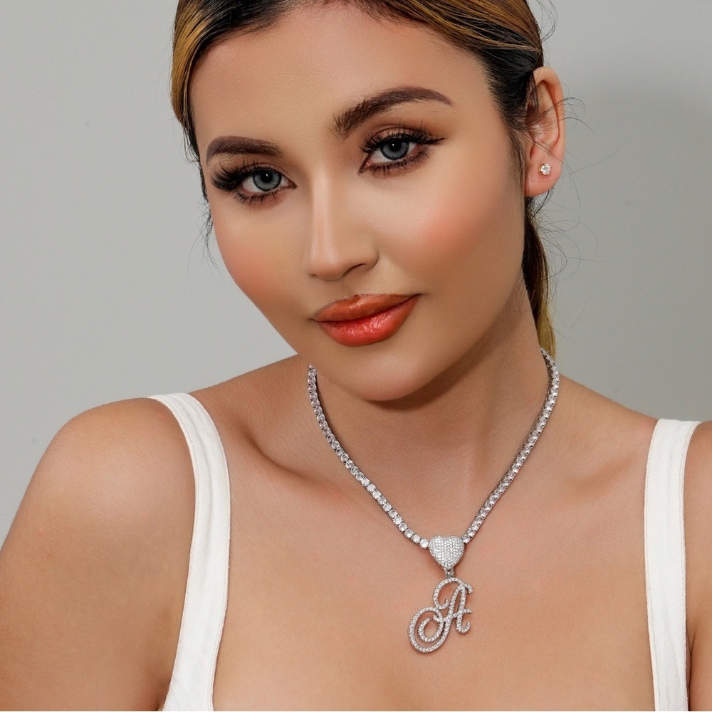 Monogram intial necklace